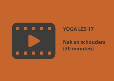Yoga les 17 – nek en schouders (30 minuten)
