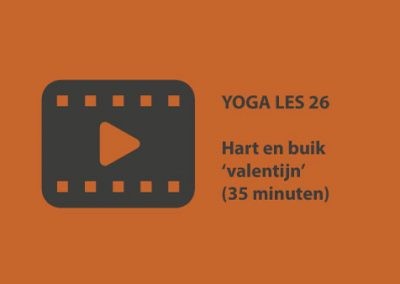 Yoga les 26 – hart en buik – valentijn (35 minuten)
