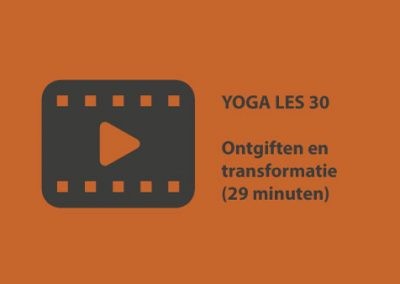 Yoga les 30 – ontgiften en transformatie (29 minuten)