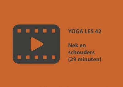 Yoga les 42 – nek en schouders (29 minuten)