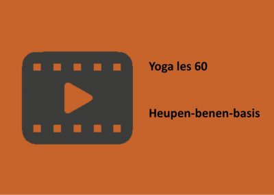 Yoga les 60 heupen-benen-basis